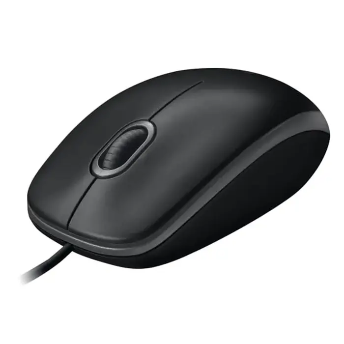 Logitech B100 optički miš, USB, crni (910-003357)