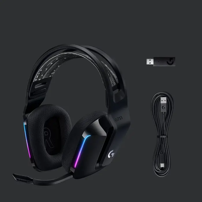 Logitech G G733 LIGHTSPEED Wireless RGB Gaming Headset