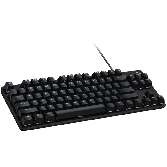 LOGITECH G413 TKL SE Corded Mechanical Gaming Keyboard - BLACK - US INTL - USB - TACTILE