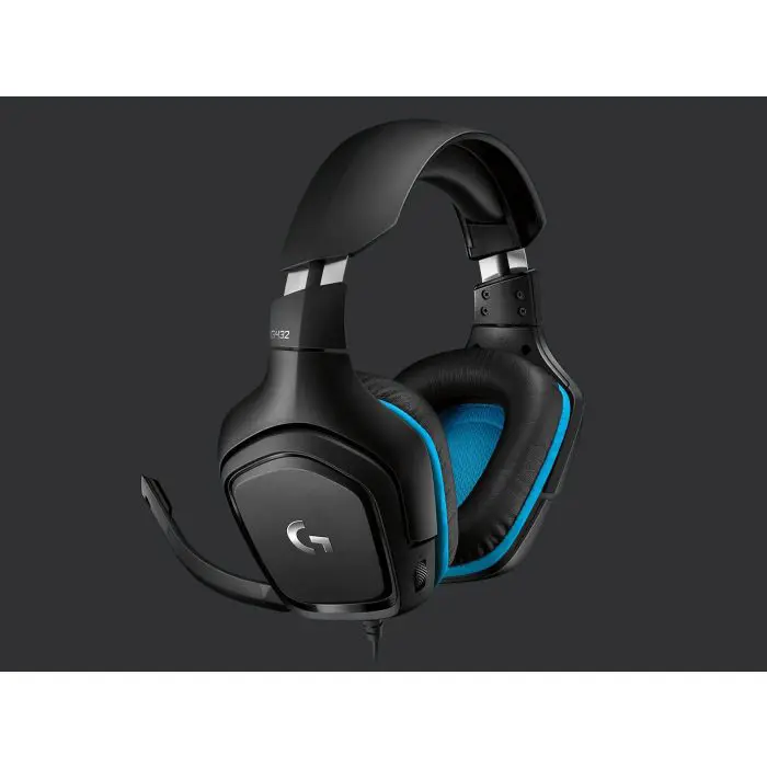 Logitech gaming headset USB G432 7.1 Leatherette Blue