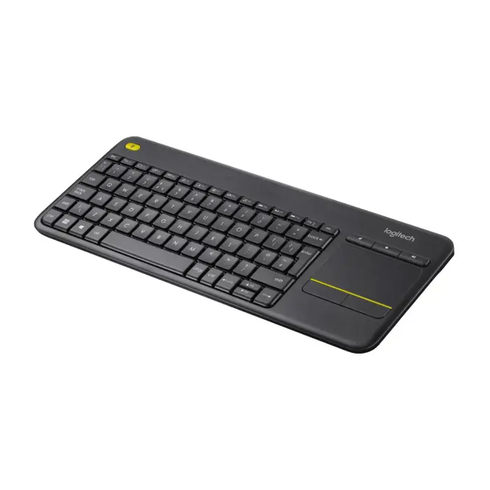 Logitech K400 Plus bežična tipkovnica + touchpad, USB, crna (920-008385)