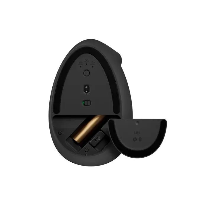 Logitech Lift Vertical Ergonomic Mouse, Graphite