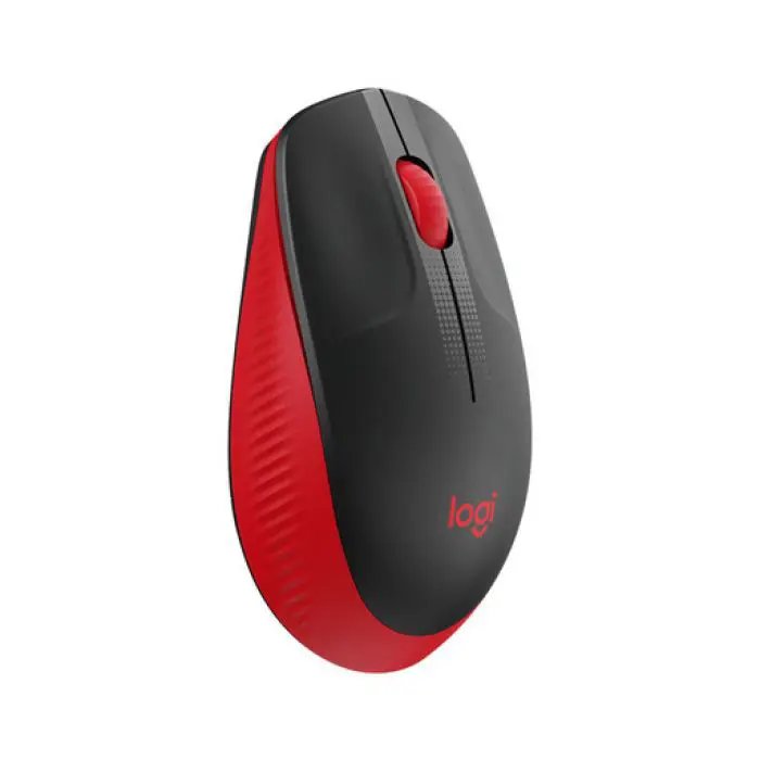 Logitech M190 Wireless Mouse, red