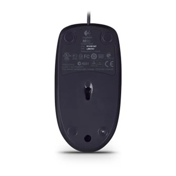 LOGITECH M90 Corded Mouse - GREY - USB