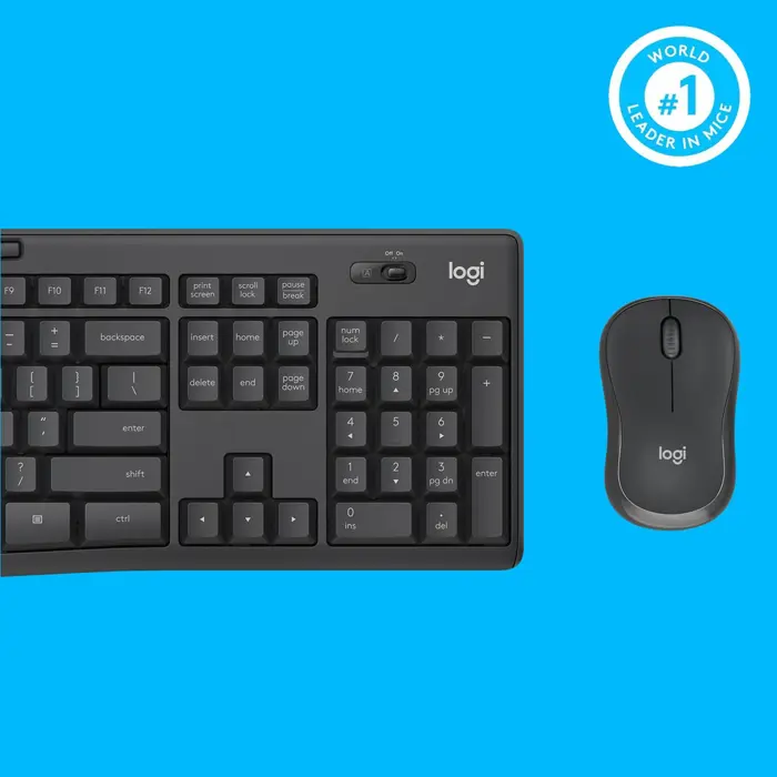 Logitech MK295 Silent Wireless Combo, US layout