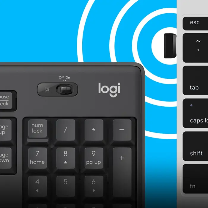 Logitech MK295 Silent Wireless Combo, US layout
