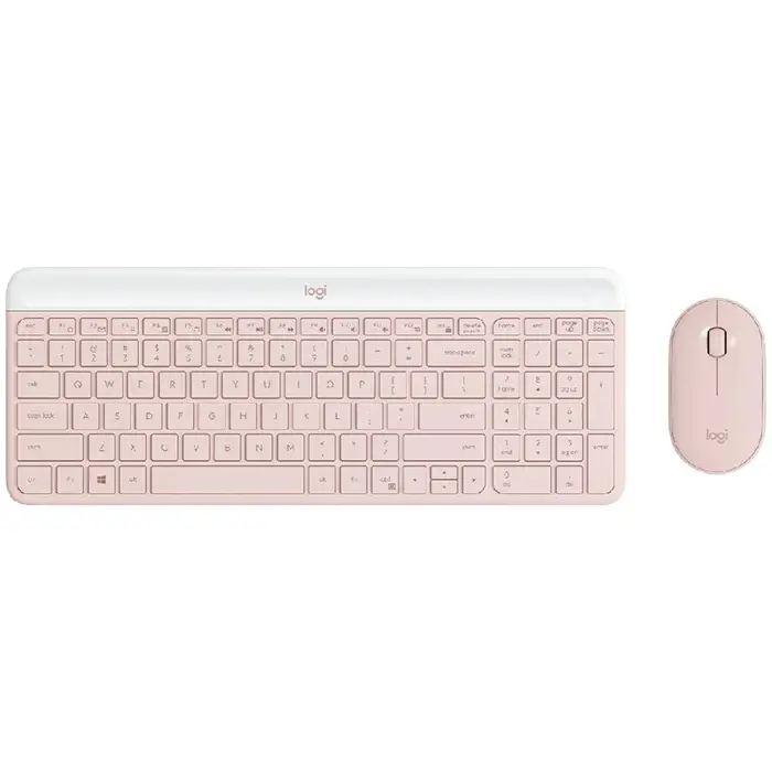 LOGITECH MK470 Slim Combo - ROSE - US INTL - 2.4GHZ - INTNL-973