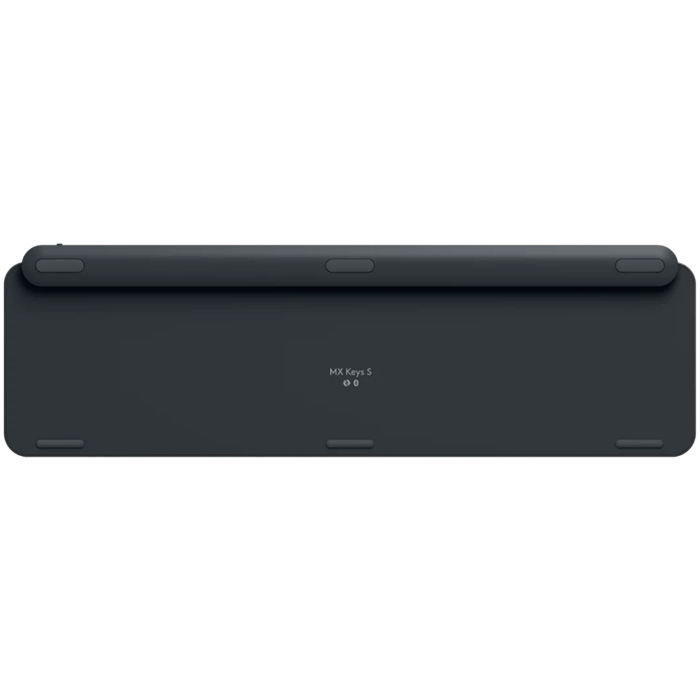 LOGITECH MX Keys S - GRAPHITE - UK - BT - INTNL-973 - PLUS PALMREST