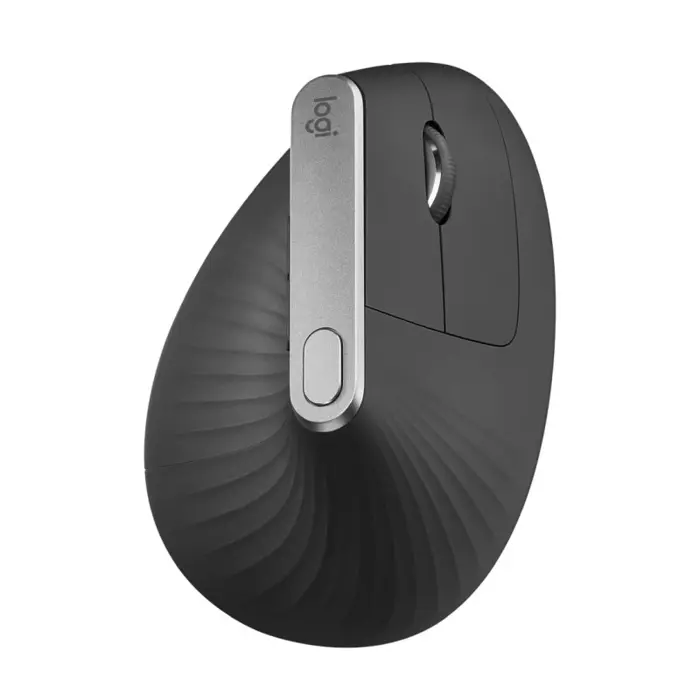 Logitech MX Vertical Advanced Ergonomic bežični optički miš, USB, grafit (910-005448)