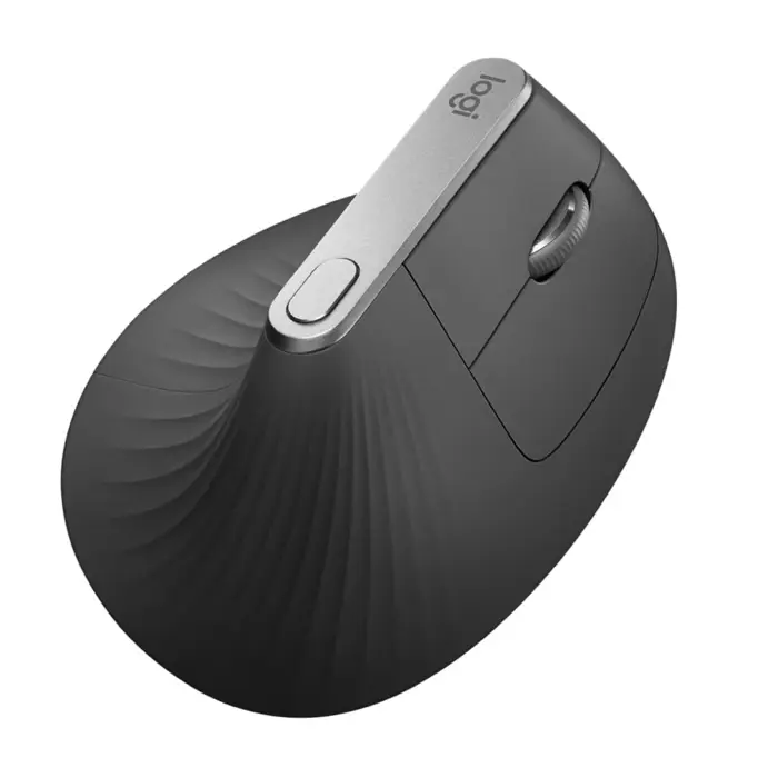 Logitech MX Vertical Advanced Ergonomic bežični optički miš, USB, grafit (910-005448)