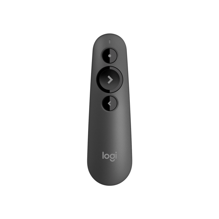 Logitech Presenter R500s Wireless, rdeč laser, USB, Grafit