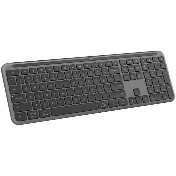 LOGITECH SIGNATURE SLIM WIRELESS KEYBOARD K950 - GRAPHITE - US INTL - 2.4GHZ/BT - INTNL-973