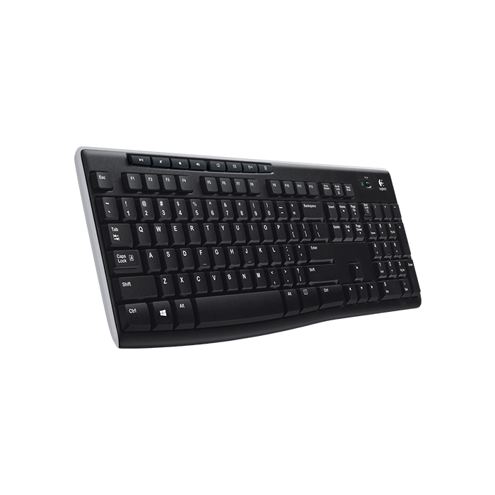 Logitech wireless keyboard K270, Unifying, SLO engraving