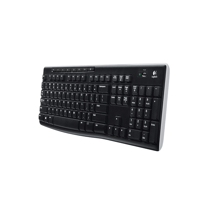 Logitech wireless keyboard K270, Unifying, SLO engraving