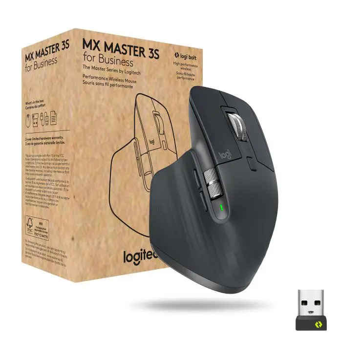 Logitech wireless mouse MX Master 3S business graphite-OEM
