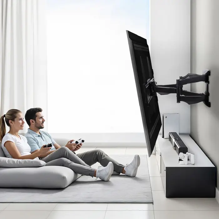 Maclean MC-781 TV mount 177.8 cm (70") Black