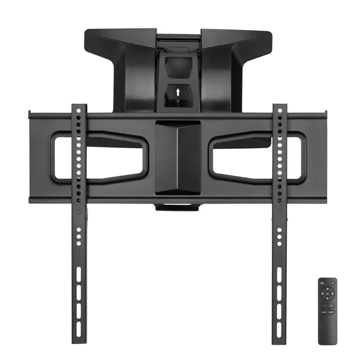Maclean MC-891 Electric TV Wall Mount Bracket with Remote Control Height Adjustment 37'' - 70" max. VESA 600x400 up to 35kg Above Fireplace Mount Sturdy