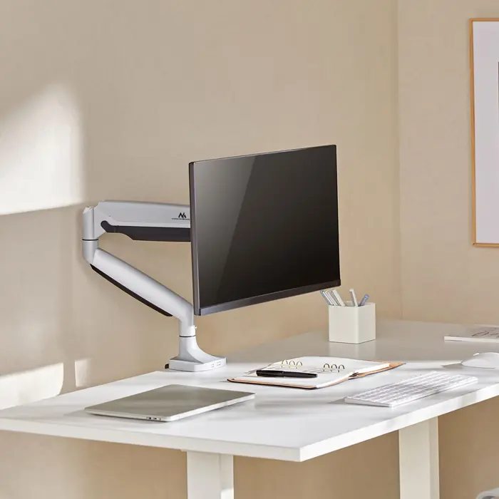 Maclean Monitor Mount, Double Arm, Gas Spring, 17"-45", 16 kg, MC-969