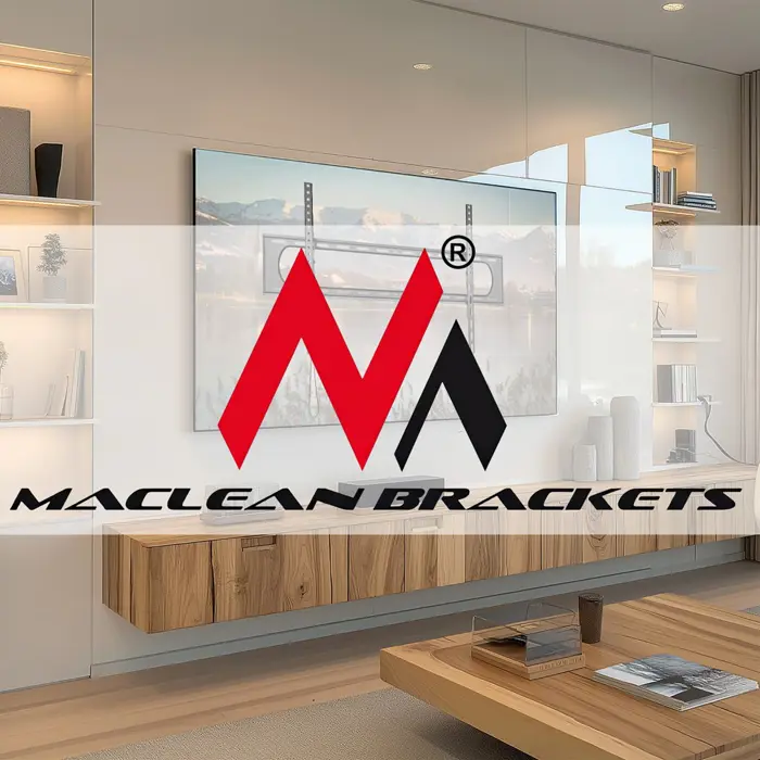 Maclean TV or monitor mount, max. VESA 900x600, 60-120", 120kg, black, MC-750N