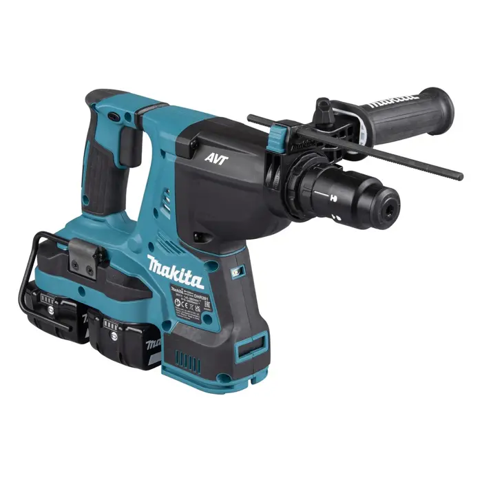 Makita Hammer Drill 2x18V DHR281PT2J 2.9J 2x5.0Ah BL + handle