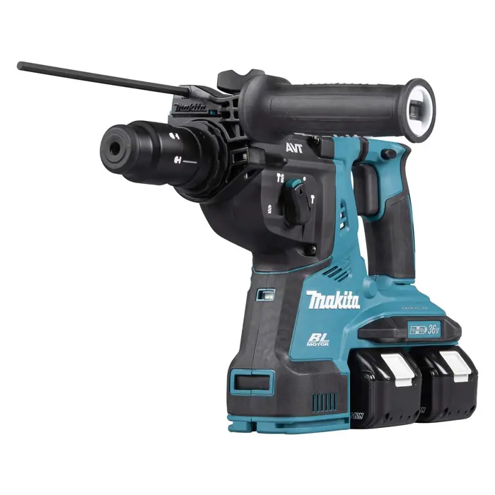 Makita Hammer Drill 2x18V DHR281PT2J 2.9J 2x5.0Ah BL + handle