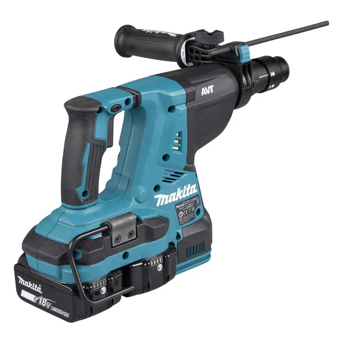 Makita Hammer Drill 2x18V DHR281PT2J 2.9J 2x5.0Ah BL + handle