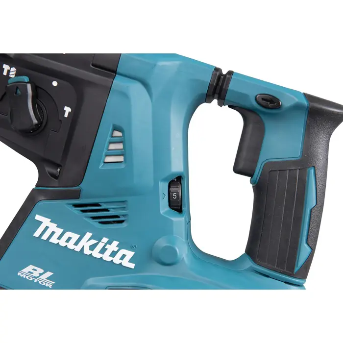 Makita Hammer Drill 2x18V DHR281PT2J 2.9J 2x5.0Ah BL + handle