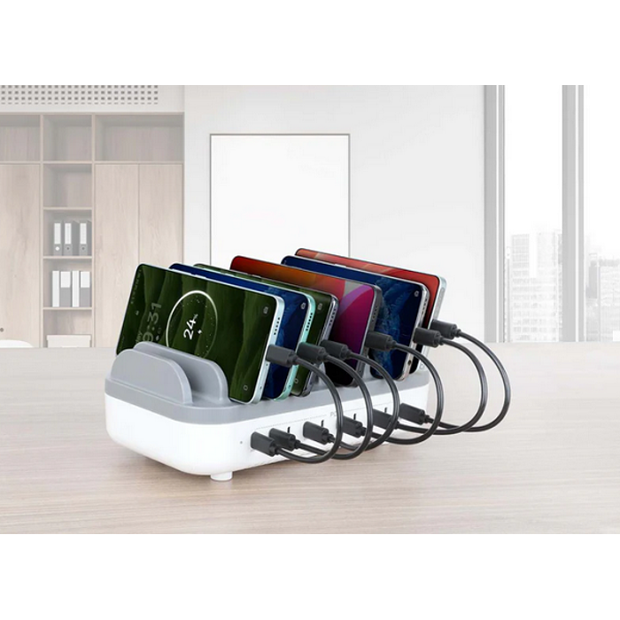 Manhattan 10-Port USB-C Power Charging Station