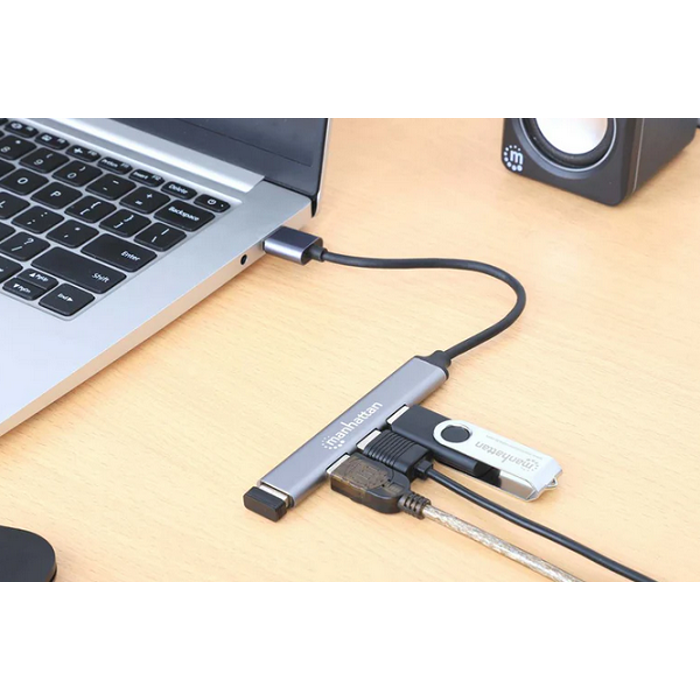 manhattan-hub-4-port-1xusb-30-3xusb20-sivi-99957-man-168427.webp