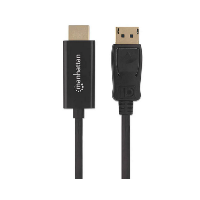 Manhattan kabel DisplayPort M to HDMI M, 1m, crni