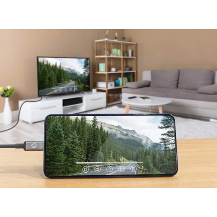 Manhattan USB-C na HDMI adapter kabel 4K@30Hz, 2m