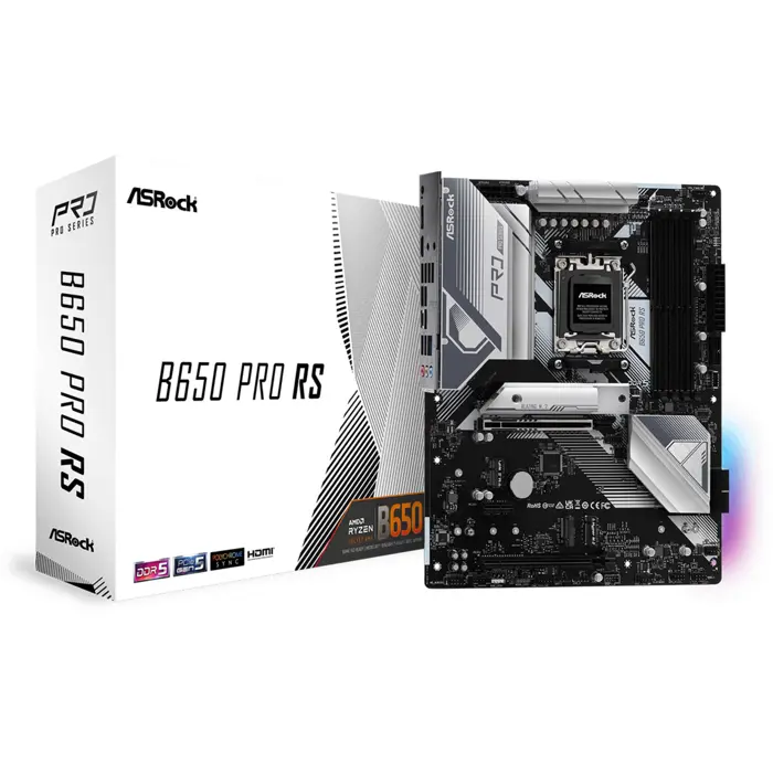 Matična Asrock B650 Pro RS, 4xDDR5, S.AM5