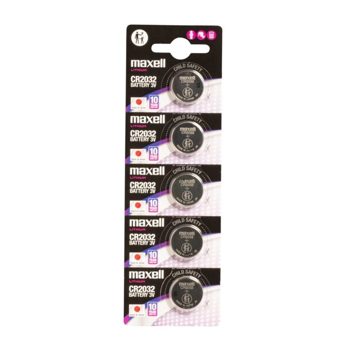 Maxell lit. dugmaste baterije CR2032, 5 komada