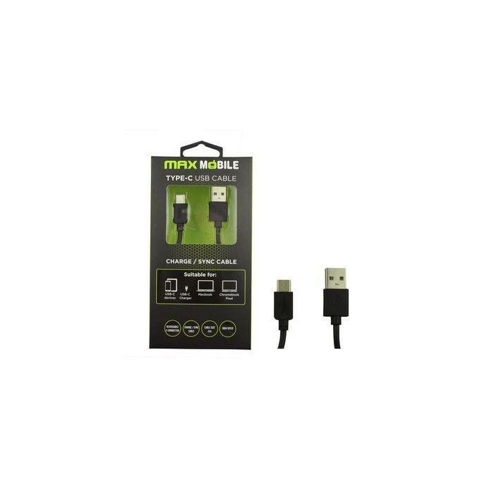 MAXMOBILE DATA KABEL USB 2.0 TYPE C 2m crni