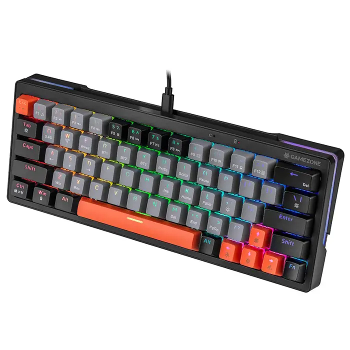 Mechanical keyboard Tracer GAMEZONE EVO1 HOT SWAP 63 (Grey) TRAKLA47297