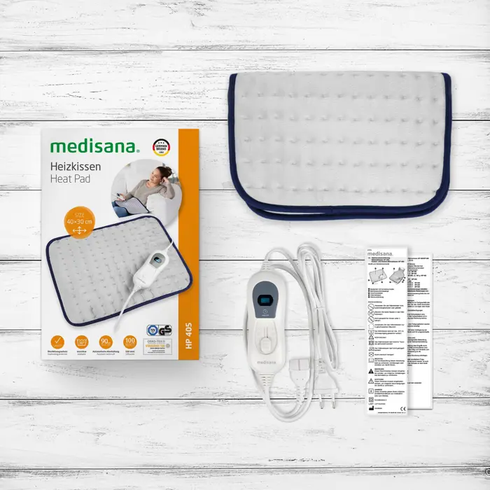 Medisana HP 405, heating pad (white/blue, 30 x 40 cm)