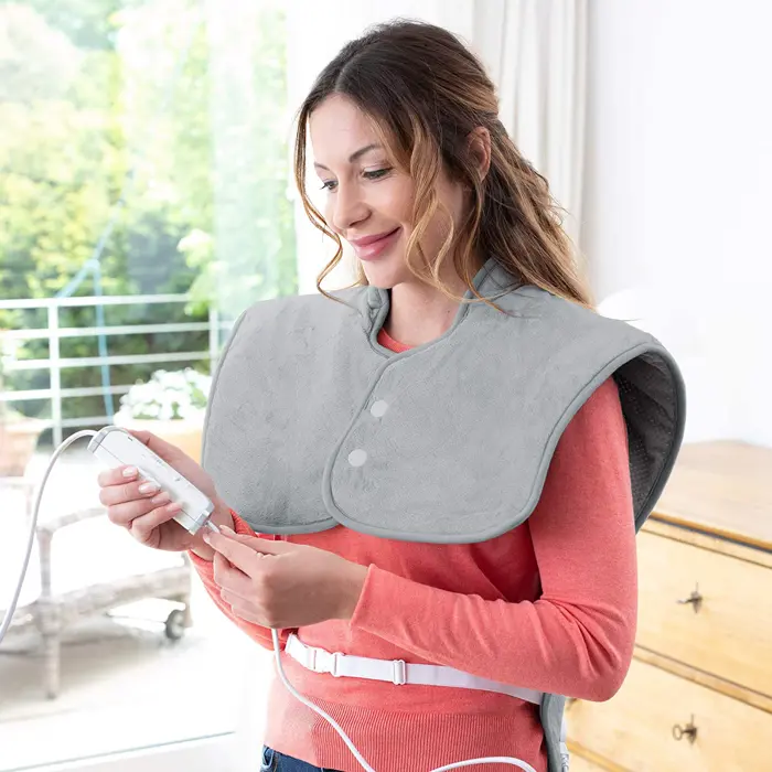 Medisana shoulder and back heating pad HP 630 (grey)