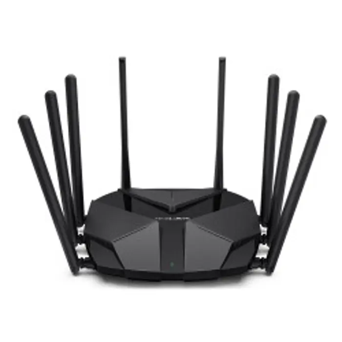 Mercusys AX600 bežični usmjerivač (Dual-Band WiFi 6 Router) 1148Mbps/4804Mbps (2.4GHz/5GHz),802.11ax/ac/a/b/g/n, 2×G-LAN, 1×G-WAN, 1× 2.5 Gbps WAN/LAN, 8x dBi fiksne omni-direkcione antene 