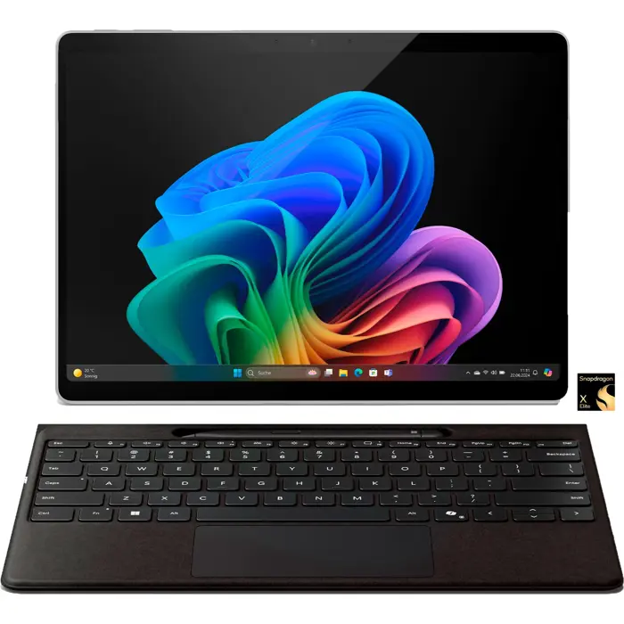 Microsoft Surface Pro 11 for Business (platinum/black, Windows 11 Pro, 1 TB, 16GB RAM, Snapdragon X Elite)
