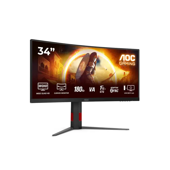 Monitor AOC CU34G4 34" 3440x1440 180Hz 1ms VA
