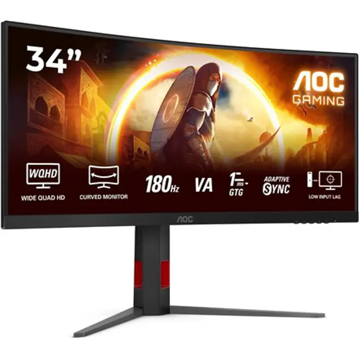 Monitor AOC CU34G4 34" 3440x1440 180Hz 1ms VA