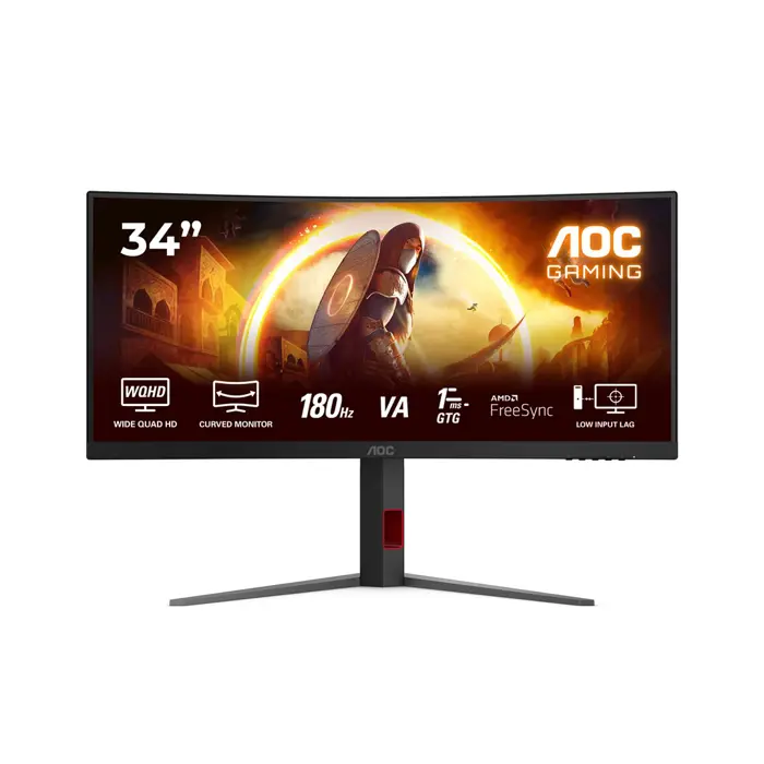 Monitor AOC CU34G4 34" 3440x1440 180Hz 1ms VA