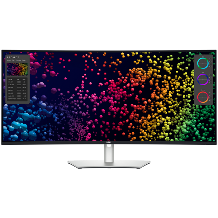 Monitor DELL UltraSharp U4025QW 40" Curved, 5120x2160, WUHD, 120Hz, IPS Antiglare, 21:9, 1000:1, 450 cd/m2, 8ms/5ms, 178/178, DP, HDMI, 2xTHB4, 3xUSB-C, 5xUSB-A, RJ-45, Audio line out, 2x 9W Speakers,