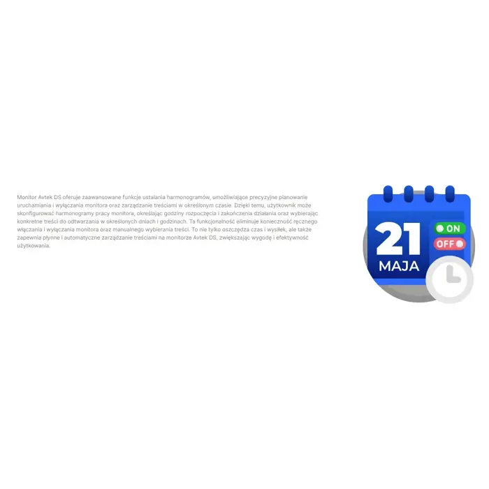 Monitor informacyjny Avtek DS2 55