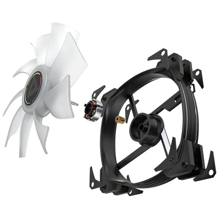 Montech HP140 PWM ARGB Lüfter, 3er Pack - 140mm, black-HP140 ARGB PWM (B) 3 IN 1