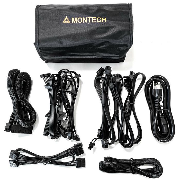 Montech Titan 1000W - 80 PLUS & Cybenetics Gold, modularno, PCIe 5.0 - 1000 Watt TIS0125