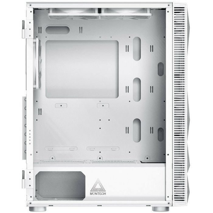 Montech X3 Mesh Midi-Tower, RGB, Tempered Glass - white X3 MESH WH
