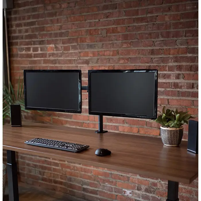 Montis Uchwyt monitorowy podwójny Everest 13-27" MT015 68.6 cm (27") Black Desk