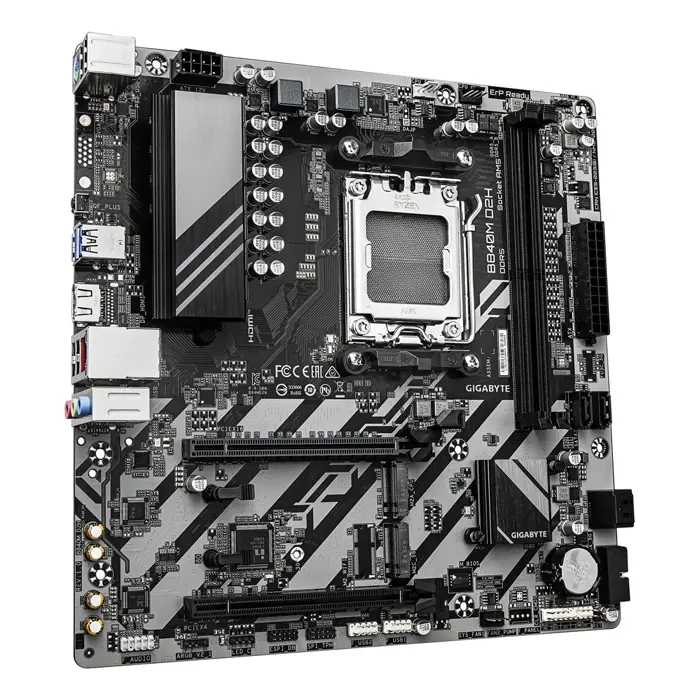 Motherboard Gigabyte B840M D2H (B840,AM5,mATX,DDR5)