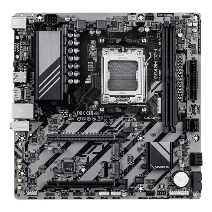 Motherboard Gigabyte B840M D2H (B840,AM5,mATX,DDR5)